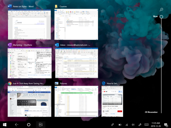 Windows 10 Task View | Mission Computers