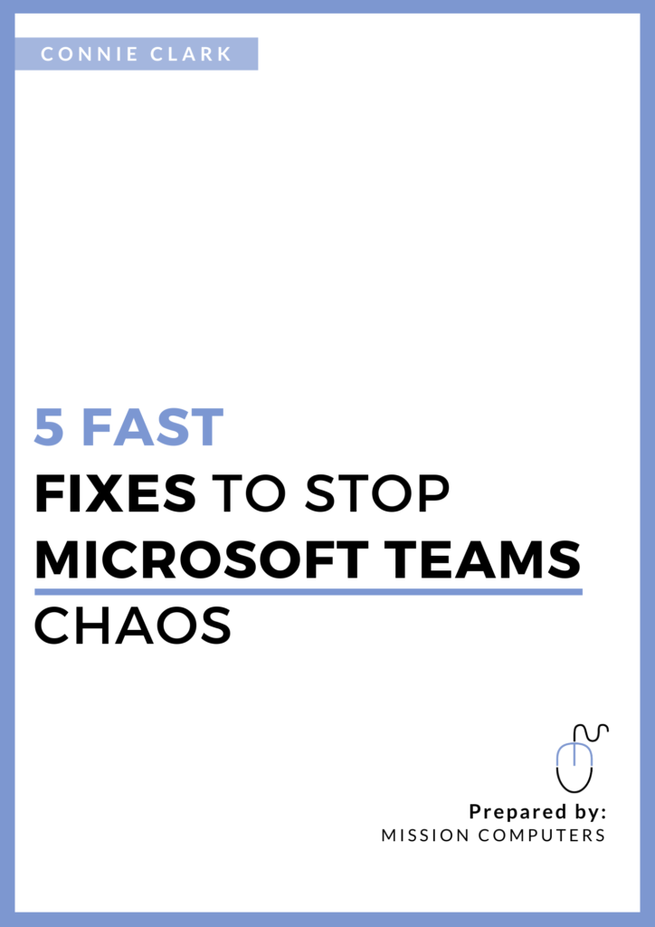 5 fast fixes to Teams Chaos